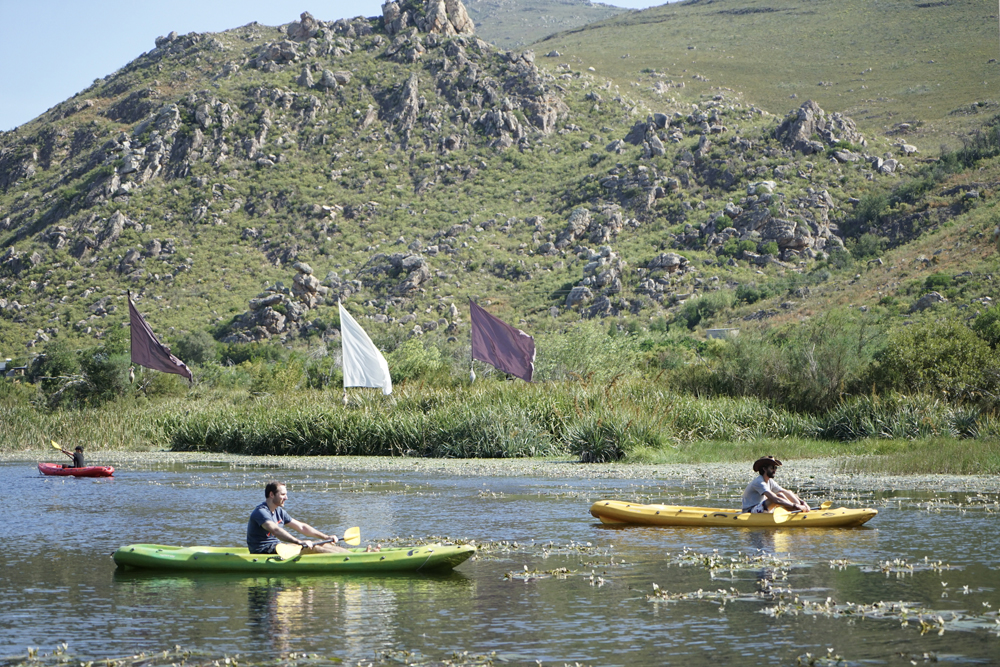 Canoeing at Wolfkop Camping Villages